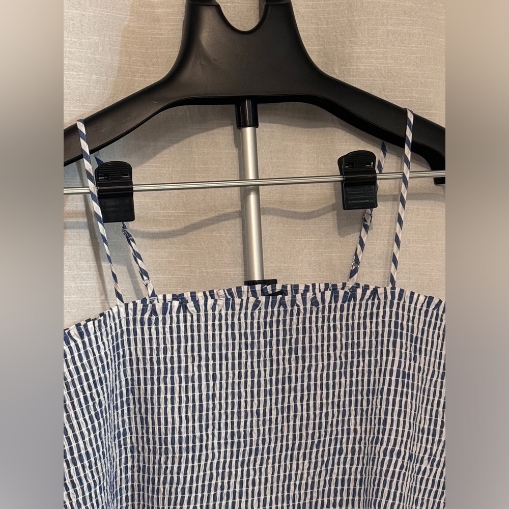 NWT Express Striped Smocked Cropped Stretch Cami  XL - Picture 2 of 7